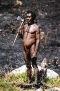 Villager from Dani tribe. Papua,  Indonesia.