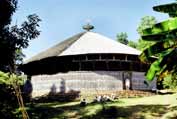 Church at local village. Tana lake. Ethiopia.
