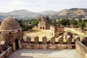 Royal enclosure at Gonder. Ethiopia.