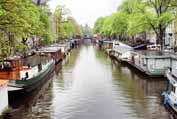 Water channel Amsterdam. Netherlands.
