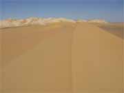 Sand dunes at Sahara desert. Egypt.