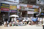 Street at old Delhi. India.