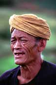 On the way from market. Myanmar (Burma).