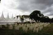 View to Mandalay hill. Myanmar (Burma).