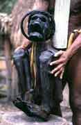 300 years old Mummy in Jiwika village. Papua, Indonesia.