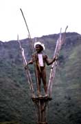 Villager from Dani tribe. Papua, Indonesia.