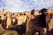 Desert village Kharanagh. Yazd town area. Iran.