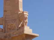 Archaeological Site of Sabratha, Phoenician trading-post was part of the Numidian Kingdom of Massinissa before being Romanized and rebuilt in the 2nd and 3rd centuries A.D. Libya.