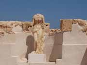 Archaeological Site of Sabratha, Phoenician trading-post was part of the Numidian Kingdom of Massinissa before being Romanized and rebuilt in the 2nd and 3rd centuries A.D. Libya.