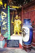 Golden temple near Kunming. China.