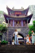 Golden temple near Kunming. China.