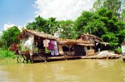 River life in Mekong delta.  Vietnam.