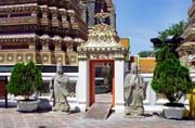 Complex with reclining Buddha Wat Pho. Bangkok. Thailand.