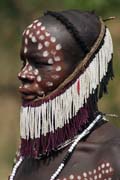 Mursi man. South, Ethiopia.