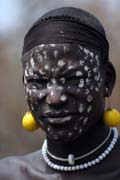 Mursi man. South, Ethiopia.