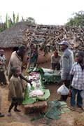 Meat sellers on the way to Yabelo. South, Ethiopia.