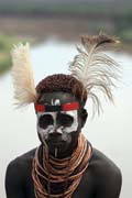 Karo woman. Ethiopia.