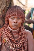 Hamar people at Turmi market. South,  Ethiopia.