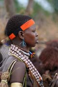 Hamar people at Turmi market. Ethiopia.