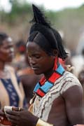 Hamar people at Turmi market. South,  Ethiopia.