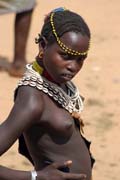 Hamar people at Turmi market. Ethiopia.