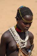 Hamar people at Turmi market. Ethiopia.