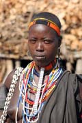 Arbore woman. South,  Ethiopia.