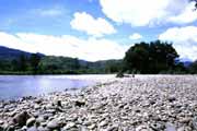 Baliem river. North part of Baliem Valley. Papua,  Indonesia.