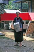 At funeral ceremony. Tana Toraj area. Indonesia.