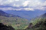 Landscape on the way from Mamasa to Rantepao. Tana Toraja area. Sulawesi,  Indonesia.