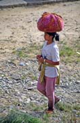 Coming back from fields. Tana Toraja area. Indonesia.