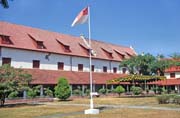 Dutch fort Rotterdam at Ujung Pandang town. Indonesia.