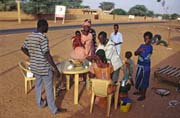 Restaurant near road, Podor area. Senegal.