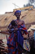 Local woman at Mopti town. Mali.