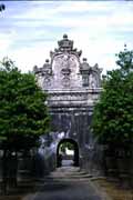 Entrance to kraton in Yogyakarta. Java, Indonesia.