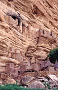 Old houses of Dogon people, Ireli village. Mali.