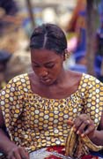 Traditional Monday market, Djenn city. Mali.