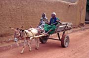 Hundreds of villagers come to traditional Monday market, Djenn city. Mali.
