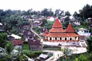 Traditional Minangkabau village near Bukittinggi. Sumatra, Indonesia.