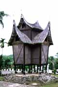 Rice granary. Sumatra, Indonesia.
