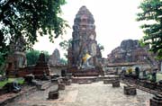 Old ruins at Ayuthaya town. Thailand.