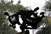 Po Lin Buddhist monastery. Place where Tian Tan Buddha statue is found. Hong Kong.