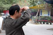 Po Lin Buddhist monastery. Place where Tian Tan Buddha statue is found. Hong Kong.