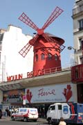 Cabaret Moulin Rouge at Montmartre, Paris. France.