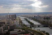 View from Eiffel Tower, Paris. France.