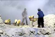 Kawah Ijen Vulcano. Java, Indonesia.