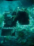 Diving around Togian islands, Kadidiri, plane wreck B24 from the 2nd World War sunken on Mai 3rd, 1945. Indonesia.