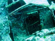 Diving around Biak islands, Catalina wreck dive site. Papua, Indonesia.