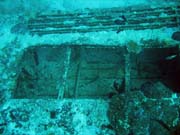 Diving around Biak islands, Catalina wreck dive site. Papua,  Indonesia.