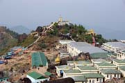 View from the top. Kyaiktiyo. Myanmar (Burma).